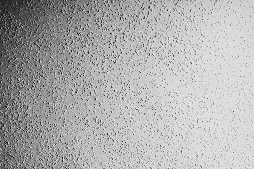 What are popcorn ceilings?